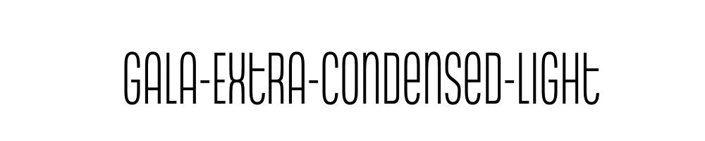 Gala-Extra-Condensed-Light