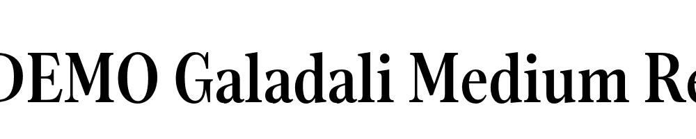 FSP DEMO Galadali Medium Regular