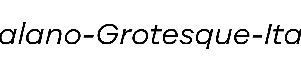 Galano-Grotesque-Italic