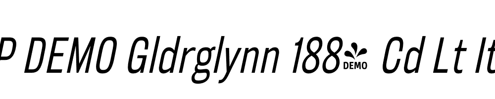 FSP DEMO Gldrglynn 1884 Cd Lt Italic