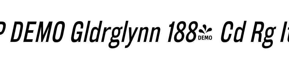 FSP DEMO Gldrglynn 1884 Cd Rg Italic