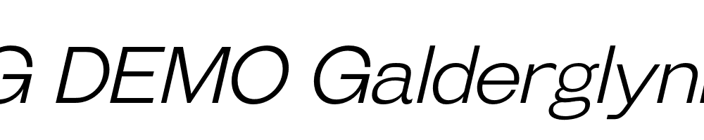  DEMO Galderglynn Esq. Lt Italic