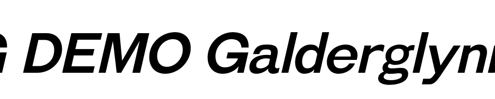  DEMO Galderglynn Esq. Rg Italic