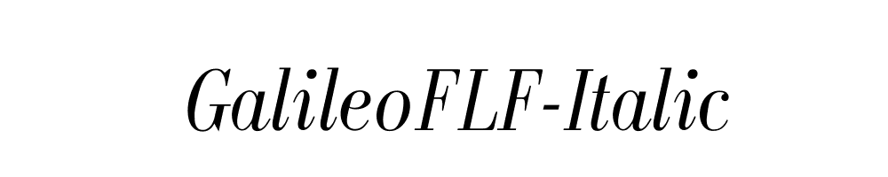 GalileoFLF-Italic