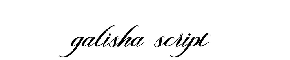 Galisha Script