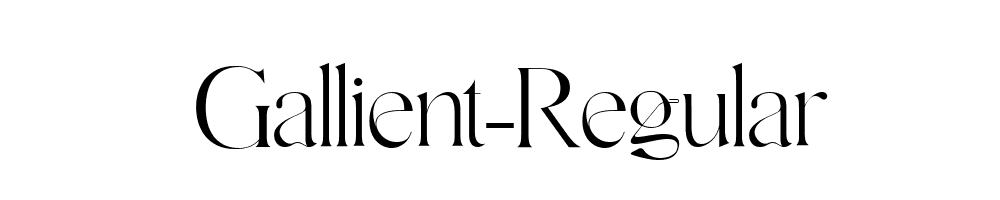 Gallient-Regular