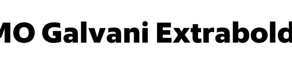 FSP DEMO Galvani Extrabold Regular