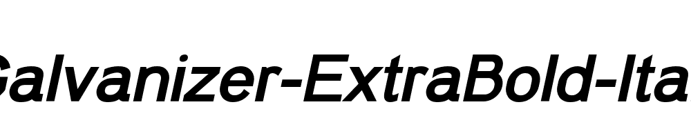 Galvanizer-ExtraBold-Italic