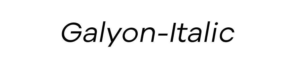 Galyon-Italic