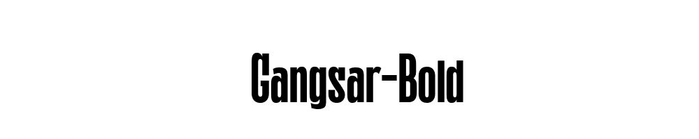 Gangsar-Bold