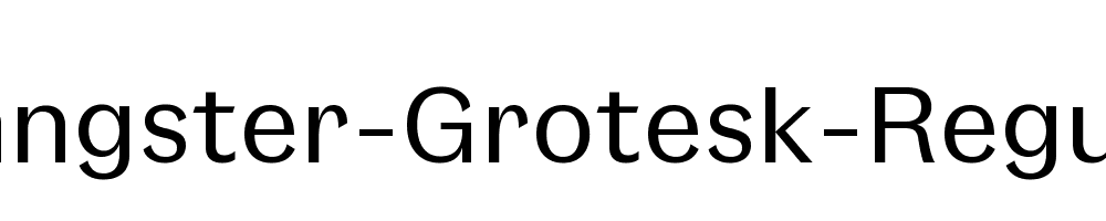 Gangster-Grotesk-Regular