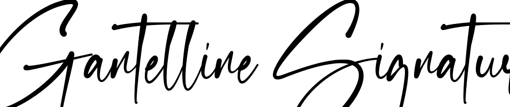 Gantelline Signature