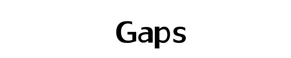 Gaps