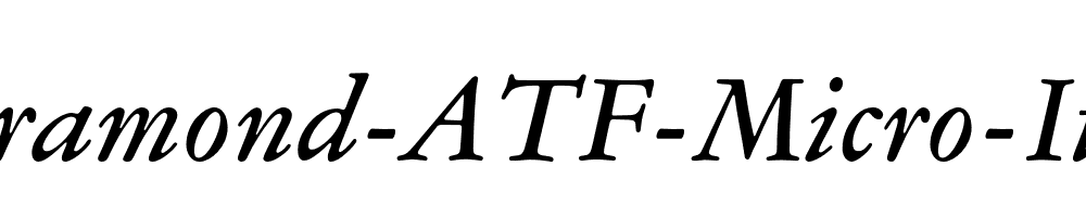 Garamond-ATF-Micro-Italic