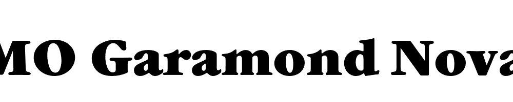  DEMO Garamond Nova Pro Ultra Regular