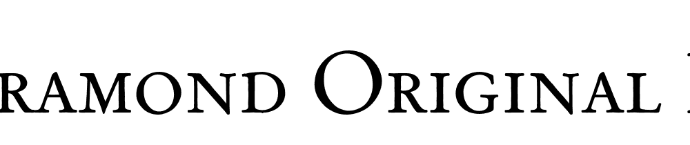 Garamond Original Pro