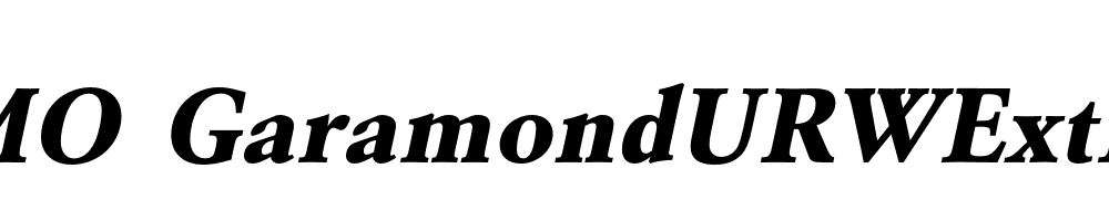 FSP DEMO GaramondURWExtBol Italic