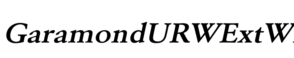 FSP DEMO GaramondURWExtWidDem Italic