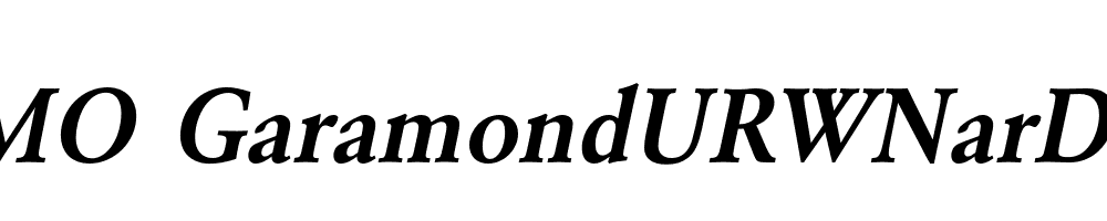 FSP DEMO GaramondURWNarDem Italic