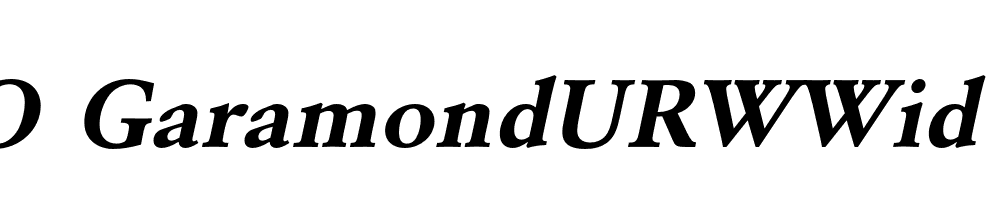 FSP DEMO GaramondURWWid Bold Italic