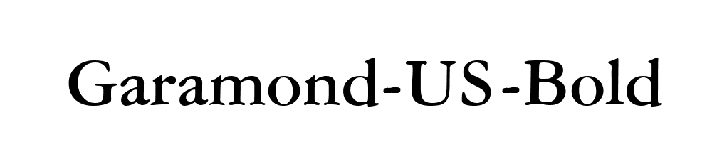 Garamond-US-Bold