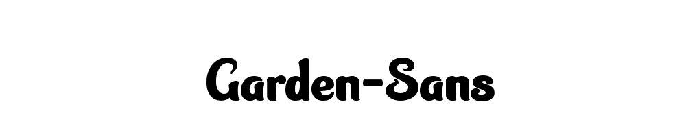 Garden-Sans