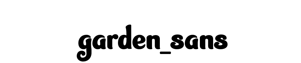 Garden_sans