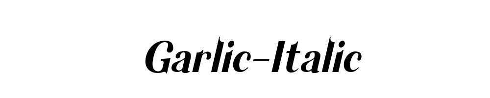 Garlic-Italic