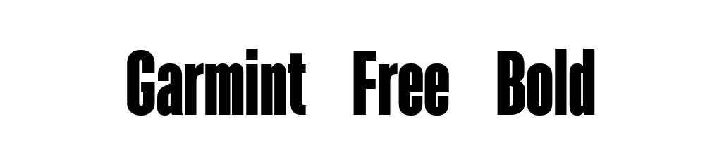 Garmint Free Bold