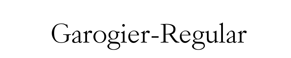 Garogier-Regular