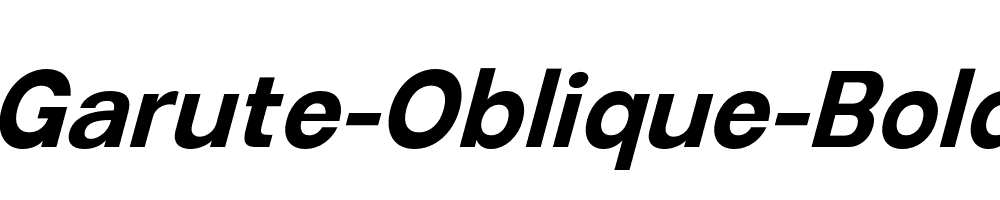 Garute-Oblique-Bold