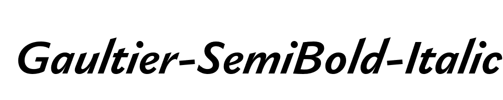 Gaultier-SemiBold-Italic