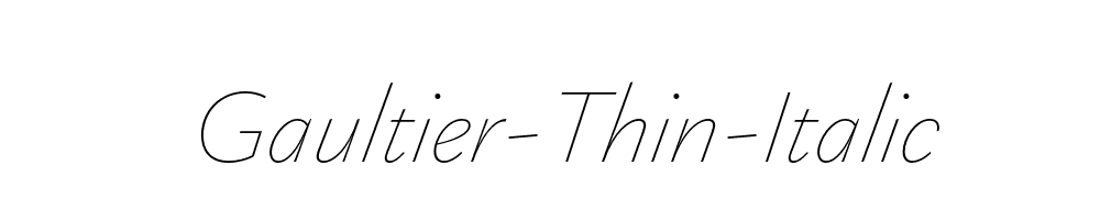 Gaultier-Thin-Italic