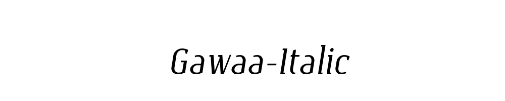 Gawaa-Italic