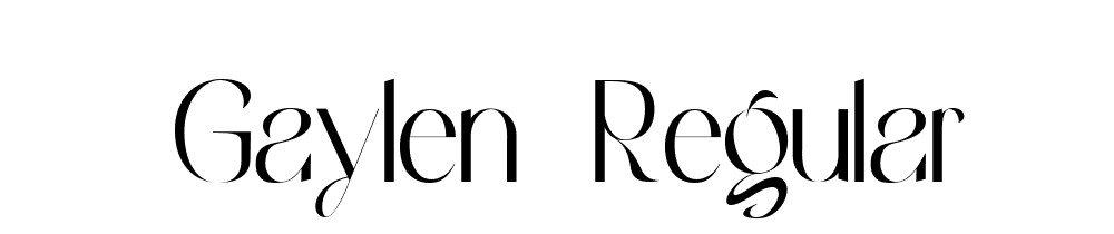 Gaylen Regular