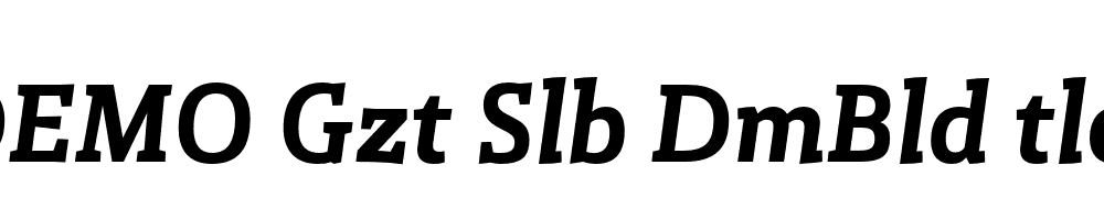 FSP DEMO Gzt Slb DmBld tlc Italic