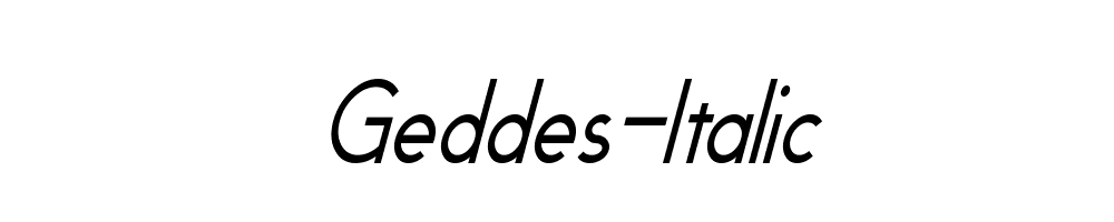 Geddes-Italic