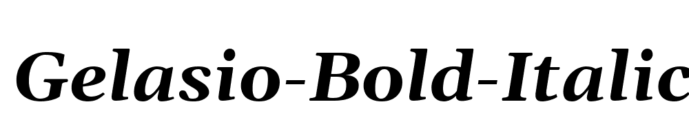 Gelasio-Bold-Italic