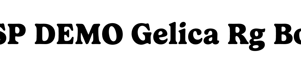 FSP DEMO Gelica Rg Bold