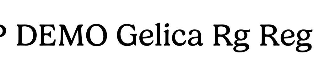 FSP DEMO Gelica Rg Regular