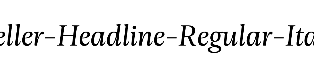 Geller-Headline-Regular-Italic