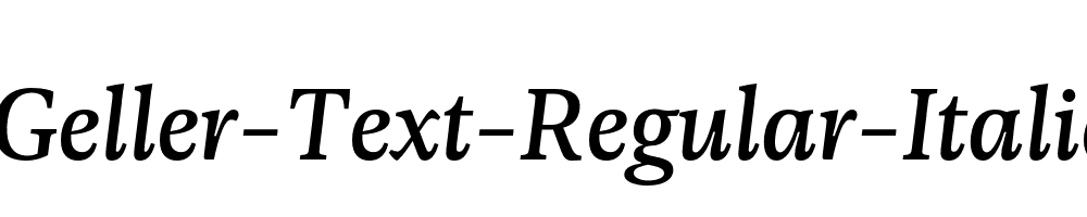 Geller-Text-Regular-Italic