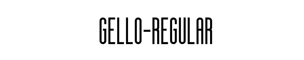 gello-regular