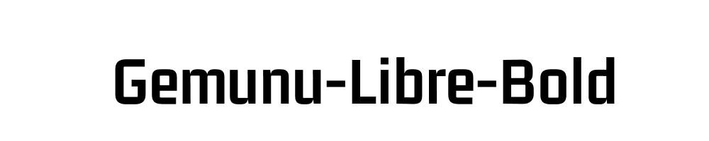 Gemunu-Libre-Bold