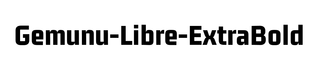 Gemunu-Libre-ExtraBold