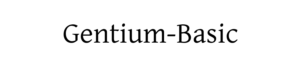 Gentium-Basic