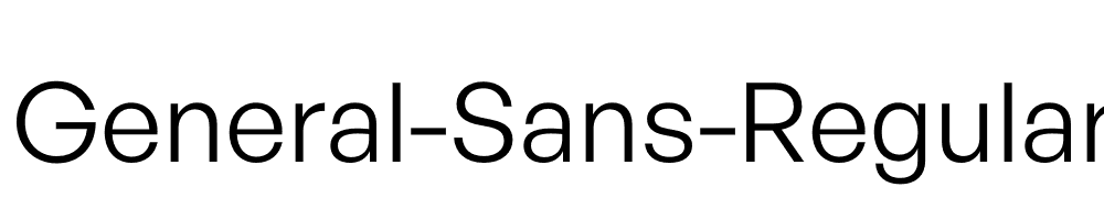 General-Sans-Regular