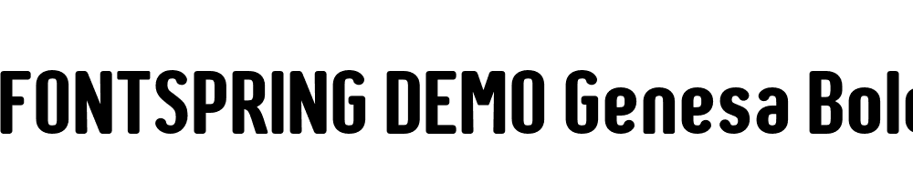  DEMO Genesa Bold