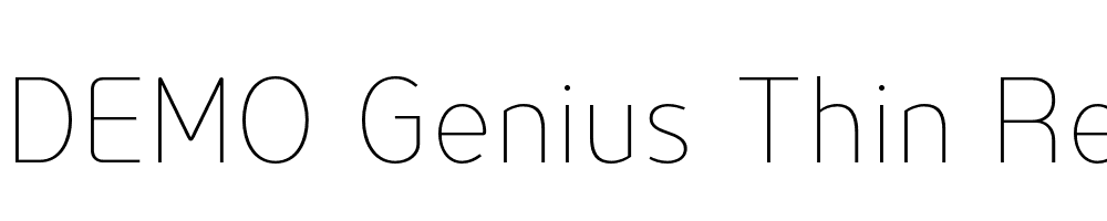 FSP DEMO Genius Thin Regular