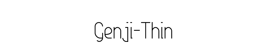 Genji-Thin